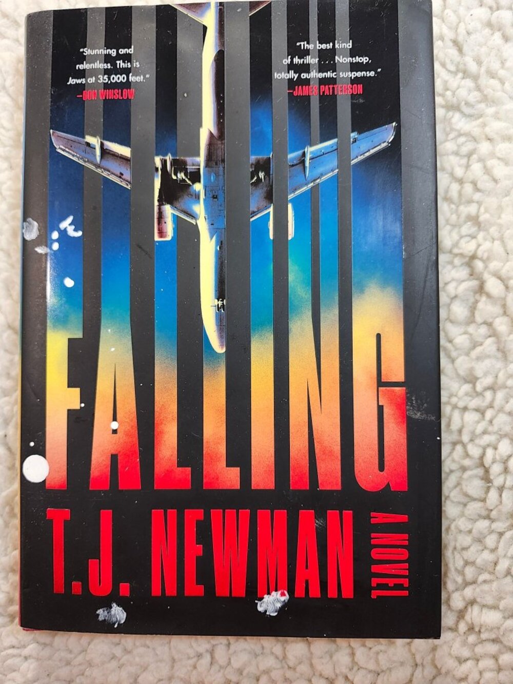 Falling T J Newman Hardcover First Avid Reader Press 2021 Thriller Suspense Novl